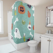 Halbwahnsinnig-Cocktailspinner Duschvorhang (Beispiel)