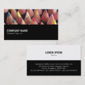 Halbweg 0106 - Farbstifte Visitenkarte (Vorne/Hinten)