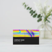 Halbweg 0108 - Fraktal Abstrakt 061012f Visitenkarte (Stehend Vorderseite)