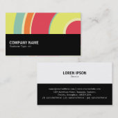 Halbweg 0114 - Farbiger Kreis 01 Visitenkarte (Vorne/Hinten)