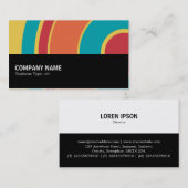 Halbweg 0118 - Farbiger Kreis 05 Visitenkarte (Vorne/Hinten)