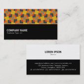 Halbweg 0125 - Geometrisches Muster 03 Visitenkarte (Vorne/Hinten)