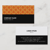 Halbweg 0129 - Geometrisches Muster 07 Visitenkarte (Vorne/Hinten)