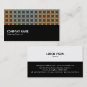 Halbweg 0133 - Geometrisches Muster 011 Visitenkarte (Vorne/Hinten)