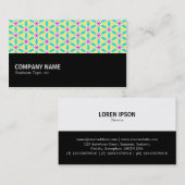 Halbweg 0140 - Geometrisches Muster 018 Visitenkarte (Vorne/Hinten)