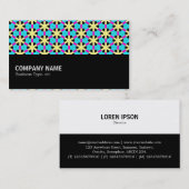 Halbweg 0141 - Geometrisches Muster 019 Visitenkarte (Vorne/Hinten)