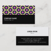 Halbweg 0142 - Geometrisches Muster 020 Visitenkarte (Vorne/Hinten)