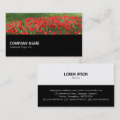 Halbweg 0154 - Bett von Red Tulips 02 Visitenkarte (Vorne/Hinten)