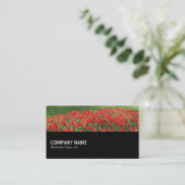 Halbweg 0154 - Bett von Red Tulips 02 Visitenkarte (Stehend Vorderseite)