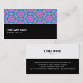 Halbweg 018 - Terrazzo Muster 09 Visitenkarte (Vorne/Hinten)