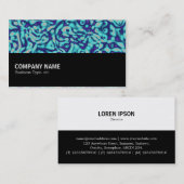 Halbweg 01 - Marmoriert Visitenkarte (Vorne/Hinten)