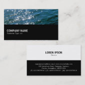 Halbweg 04 - Sparkling Water Visitenkarte (Vorne/Hinten)