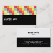 Halbweg - Farbquadrate 010 Visitenkarte (Vorne/Hinten)