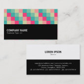 Halbweg - Farbquadrate 013 Visitenkarte (Vorne/Hinten)