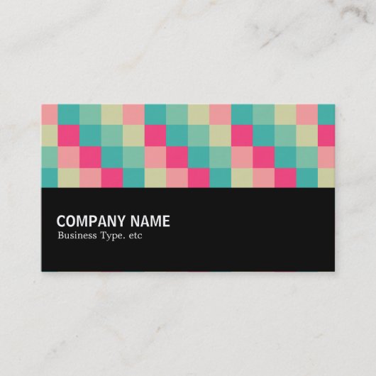 Halbweg - Farbquadrate 013 Visitenkarte (Vorderseite)