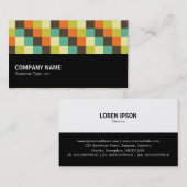 Halbweg - Farbquadrate 014 Visitenkarte (Vorne/Hinten)