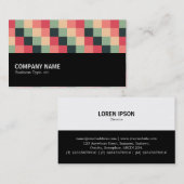 Halbweg - Farbquadrate 015 Visitenkarte (Vorne/Hinten)