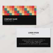 Halbweg - Farbquadrate 017 Visitenkarte (Vorne/Hinten)