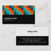 Halbweg - Farbquadrate 01 Visitenkarte (Vorne/Hinten)