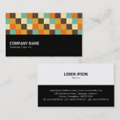 Halbweg - Farbquadrate 05 Visitenkarte (Vorne/Hinten)