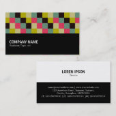 Halbweg - Farbquadrate 06 Visitenkarte (Vorne/Hinten)