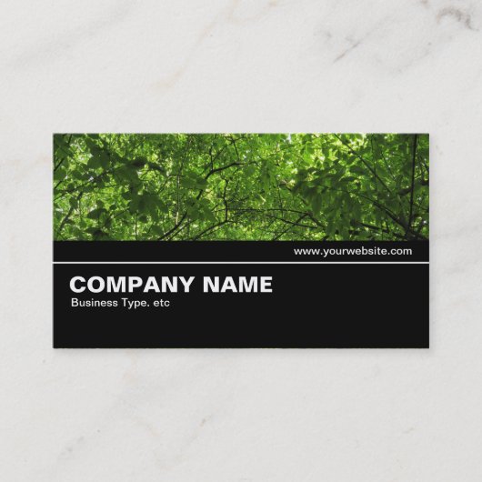 Halbweg V2 029 - Holzkanopie Visitenkarte (Vorderseite)