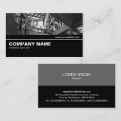 Halbweg V2 030 - Modernes Inneres Visitenkarte (Vorne/Hinten)