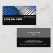 Halbweg V2 031 - Reflektierender Büroblock Visitenkarte (Vorne/Hinten)