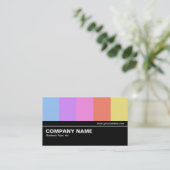 Halbweg V2 06 - Farbraupen Visitenkarte (Stehend Vorderseite)