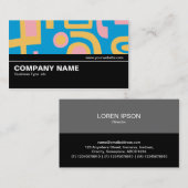 Halbweg V2 - Abstrakt 170914 Visitenkarte (Vorne/Hinten)