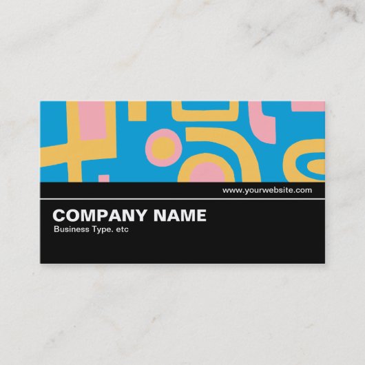 Halbweg V2 - Abstrakt 170914 Visitenkarte (Vorderseite)