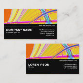 Halbweg V3 012 - Fraktal Abstrakt 061012e Visitenkarte (Vorne/Hinten)