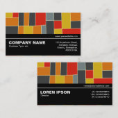 Halbweg V3 014 - Abstrakt 240413 Visitenkarte (Vorne/Hinten)