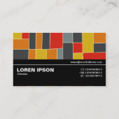 Halbweg V3 014 - Abstrakt 240413 Visitenkarte (Rückseite)