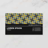 Halbweg V3 018 - Geometrisches Muster 04 Visitenkarte (Rückseite)