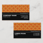 Halbweg V3 021 - Geometrisches Muster 07 Visitenkarte (Vorne/Hinten)