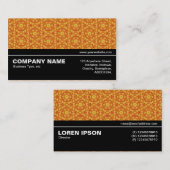 Halbweg V3 022 - Geometrisches Muster 08 Visitenkarte (Vorne/Hinten)