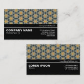 Halbweg V3 030 - Geometrisches Muster 016 Visitenkarte (Vorne/Hinten)