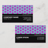 Halbweg V3 031 - Geometrisches Muster 017 Visitenkarte (Vorne/Hinten)
