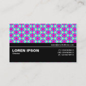 Halbweg V3 031 - Geometrisches Muster 017 Visitenkarte (Rückseite)