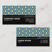 Halbweg V3 033 - Geometrisches Muster 019 Visitenkarte (Vorne/Hinten)