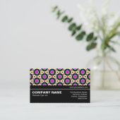 Halbweg V3 034 - Geometrisches Muster 020 Visitenkarte (Stehend Vorderseite)