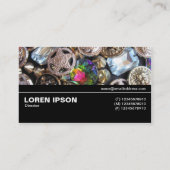 Halbweg V3 036 - Flohmarkt-Bling Visitenkarte (Rückseite)