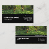 Halbweg V3 038 - Frühjahr im Wald Visitenkarte (Vorne/Hinten)