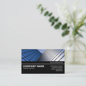 Halbweg V3 040 - Reflektierender Büroblock Visitenkarte (Stehend Vorderseite)