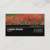 Halbweg V3 044 - Bett von Red Tulips 02 Visitenkarte (Rückseite)