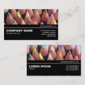 Halbweg V3 08 - Farbstifte Visitenkarte (Vorne/Hinten)