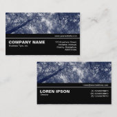 Halbweg V3 09 - Blauer Herbst Visitenkarte (Vorne/Hinten)