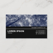 Halbweg V3 09 - Blauer Herbst Visitenkarte (Rückseite)