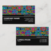 Halbweg V3 09 - Fraktal Abstrakt 19111a Visitenkarte (Vorne/Hinten)